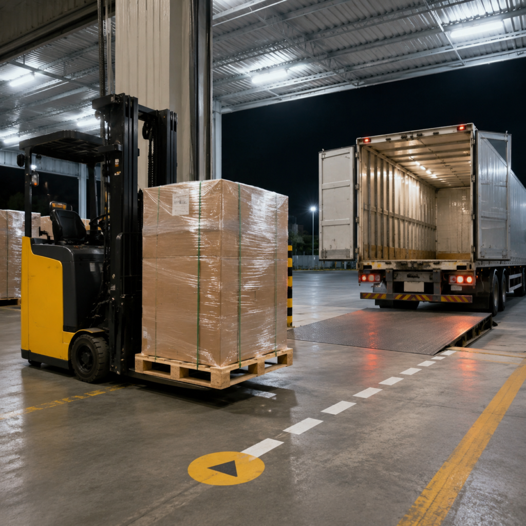 Container loading operation